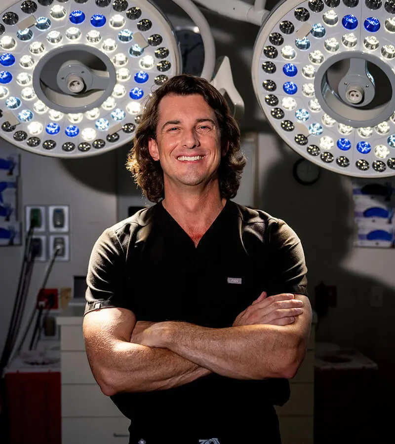 Dr. Bartow in the OR